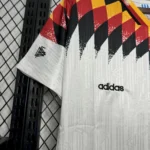 Camisa Retrô Clássica Seleção Alemanha Home 1994 Branca Adidas - Imagem 5