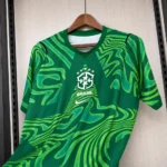 Camisa Brasil Seleção Brasileira Goleiro Torcedor Copa do Mundo 2026 Verde Nike - Imagem 2