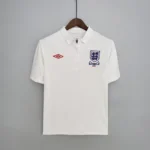 Camisa Retrô Clássica Seleção Inglaterra Home 2010 Branca Umbro