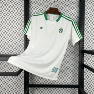 Camisa Brasil Seleção Brasileira Terrace Icons Unissex 2026 Branca Adidas