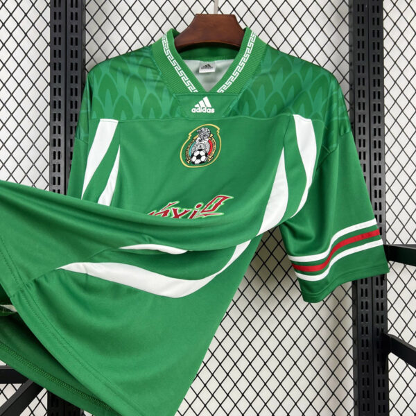 Camisa Bringback Remixed México Oversized Verde Adidas 2026 - Imagem 2