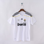 Camisa Retrô Real Madrid Home Ronaldo 7 - CR7 - 2009/2010 Adidas Branca - Imagem 8