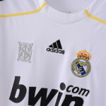 Camisa Retrô Real Madrid Home Ronaldo 7 - CR7 - 2009/2010 Adidas Branca - Imagem 5