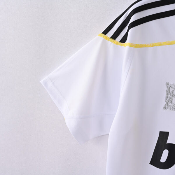 Camisa Retrô Real Madrid Home Ronaldo 7 - CR7 - 2009/2010 Adidas Branca - Imagem 4