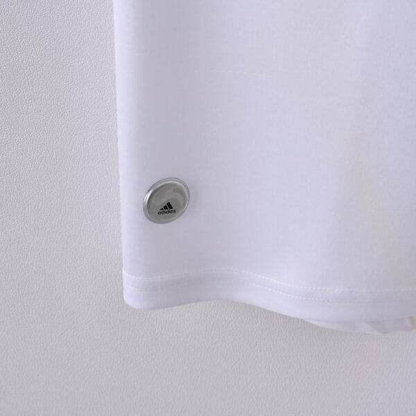 Camisa Retrô Real Madrid Home Ronaldo 7 - CR7 - 2009/2010 Adidas Branca - Imagem 3