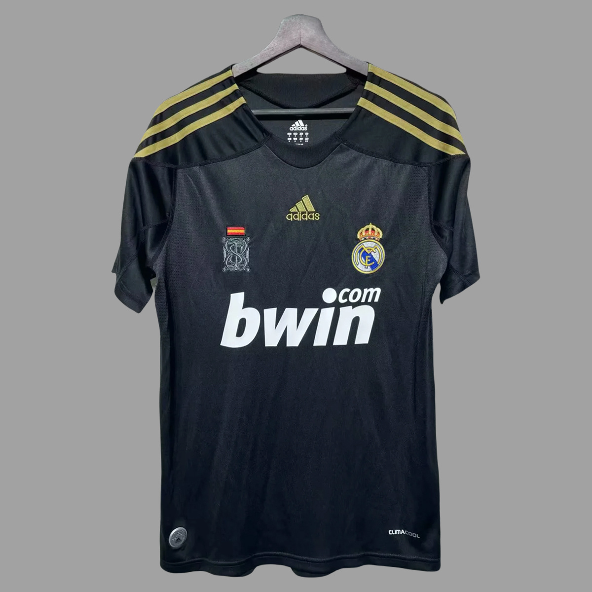 09_10 Real Madrid Third Retro Soccer Jersey 1_301_ZT Camisa Retrô Real Madrid Thrid Ronaldo 7 - CR7 - 2009/2010 Adidas - Imagem 1
