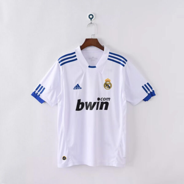 Camisa Retrô Real Madrid Home Ronaldo 7 - CR7 - 2010/2011 Adidas Branca - Imagem 2