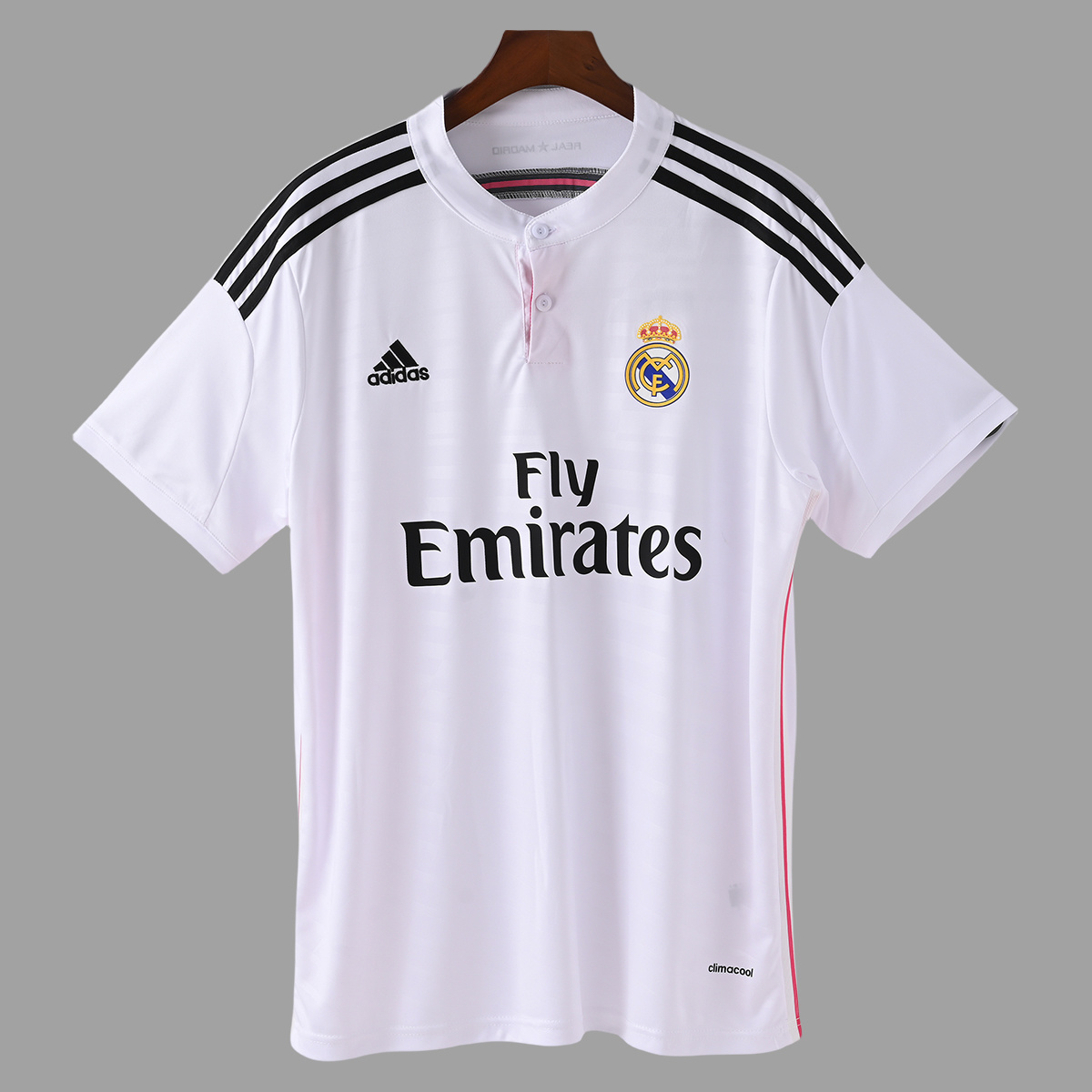 14_15 Real Madrid Home Retro Soccer Jersey 0_ZT Camisa Retrô Real Madrid Home Ronaldo 7 - CR7 - 2014/2015 Adidas - Imagem 1