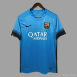 Camisa Retrô Barcelona Away Neymar Jr. 11, Messi 10, Suárez 9 - 2015/2016 Nike