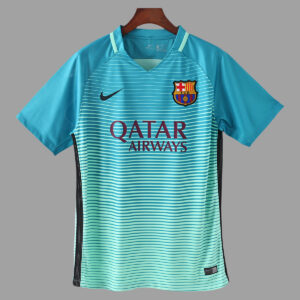 Camisa Retrô Barcelona Away Neymar Jr. 11, Messi 10, Suárez 9 - 2016/2017 Nike