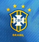 Camisa Retrô Clássica Seleção Brasileira Brasil – Veludo – Manga Longa – Umbro – Azul – 1994 - Imagem 4