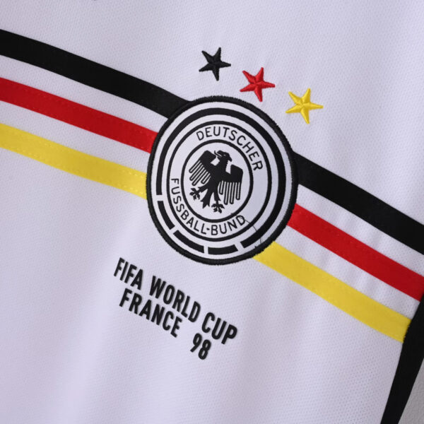 Camisa Retrô Clássica Seleção Alemanha Home 1998 Adidas - Imagem 4