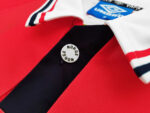 Camisa Retrô Clássica Seleção Noruega Home 1998 Vermelha Umbro - Imagem 5
