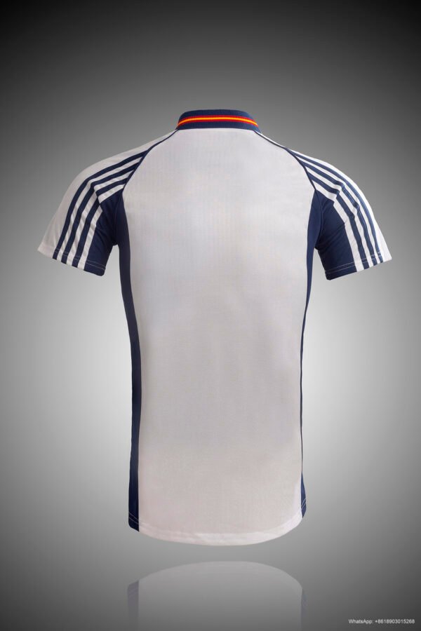 Camisa Retrô Clássica Seleção Espanha Away 1998 Branca Adidas - Imagem 10