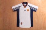 Camisa Retrô Clássica Seleção Espanha Away 1998 Branca Adidas - Imagem 2