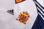 Camisa Retrô Clássica Seleção Espanha Away 1998 Branca Adidas - Imagem 4