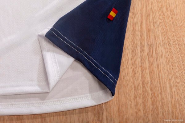 Camisa Retrô Clássica Seleção Espanha Away 1998 Branca Adidas - Imagem 8