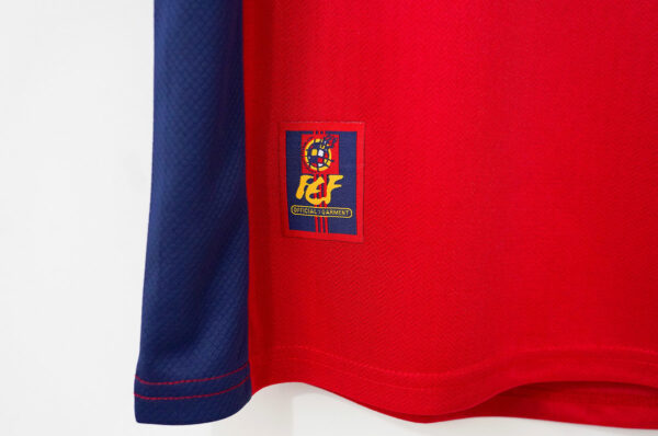 Camisa Retrô Clássica Seleção Espanha Home 1998 Vermelha Adidas - Imagem 8