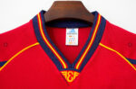 Camisa Retrô Clássica Seleção Espanha Home 1998 Vermelha Adidas - Imagem 4