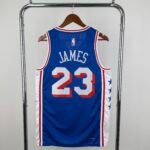 Camiseta Regata NBA Philadelphia 76ers - LeBron James 23 - Icon Azul 2026/27 Nike - Imagem 17