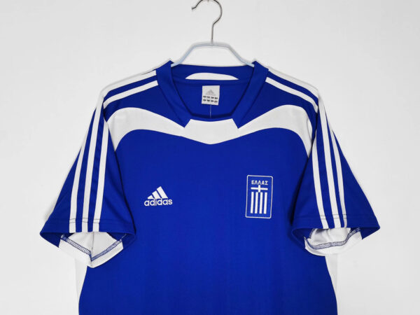 Camisa Seleção Retrô Grécia Home Versão Torcedor 2004 Adidas - Imagem 3