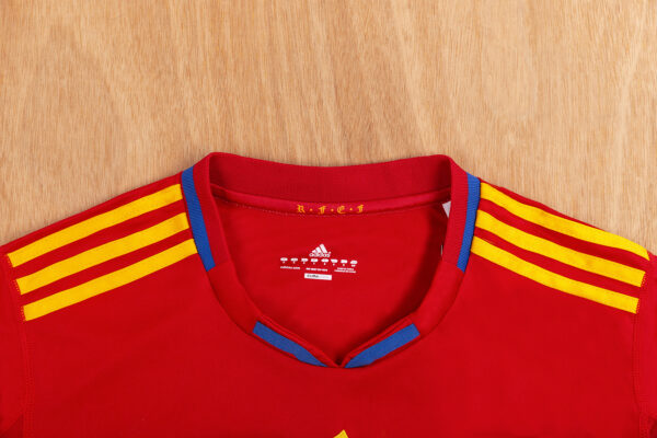 Camisa Retrô Clássica Seleção Espanha Home 2010 Vermelha Adidas - Imagem 3