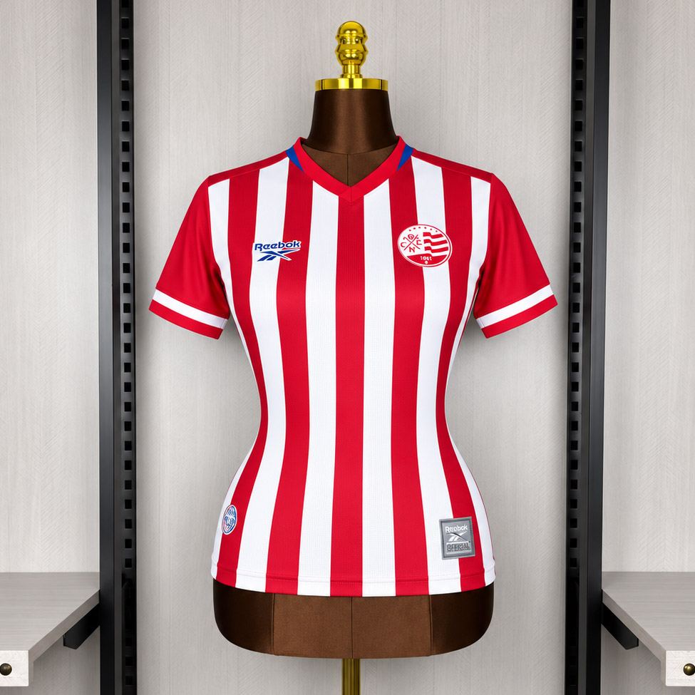 Camisa CNC Home Versão Torcedor Feminina 2026/27 Alvi-Rubro Reebok
