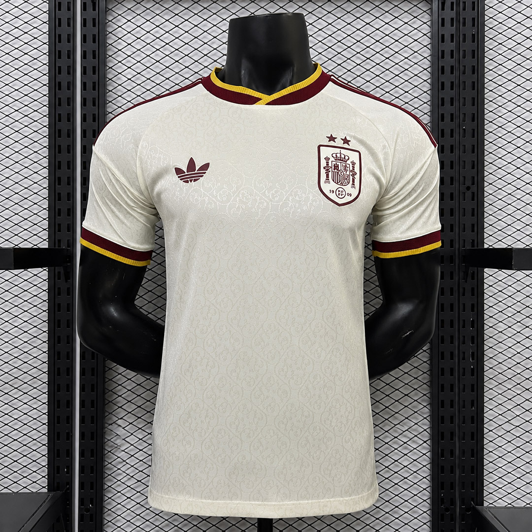 2026-Spain-Away-2-Stars-Player-Version-Soccer-Jersey-0 Camisa Seleção Espanha Away Versão Jogador 2 Estrelas Campeão Copa Do Mundo 2026 Adidas - Imagem 1