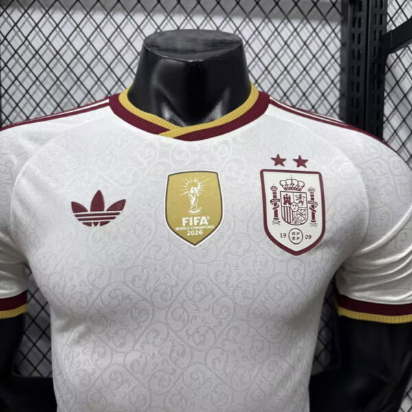 Camisa Seleção Espanha Away Versão Jogador 2 Estrelas Campeão Copa Do Mundo 2026 Adidas - Imagem 2