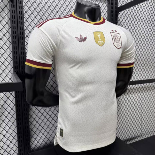 Camisa Seleção Espanha Away Versão Jogador 2 Estrelas Campeão Copa Do Mundo 2026 Adidas - Imagem 3