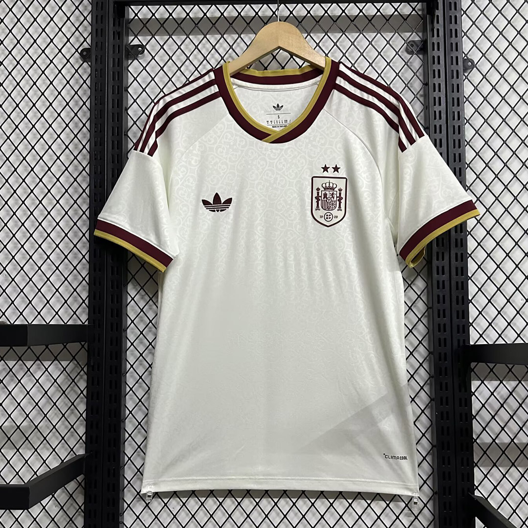 2026-Spain-Away-2-Stars-Soccer-Jersey-1 Camisa Seleção Espanha Away Versão Torcedor 2 Estrelas Campeão Copa Do Mundo 2026 Adidas - Imagem 1