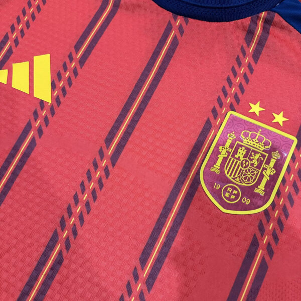 Camisa Seleção Espanha Home Versão Jogador 2 Estrelas Campeão Copa Do Mundo 2026 Adidas - Imagem 3