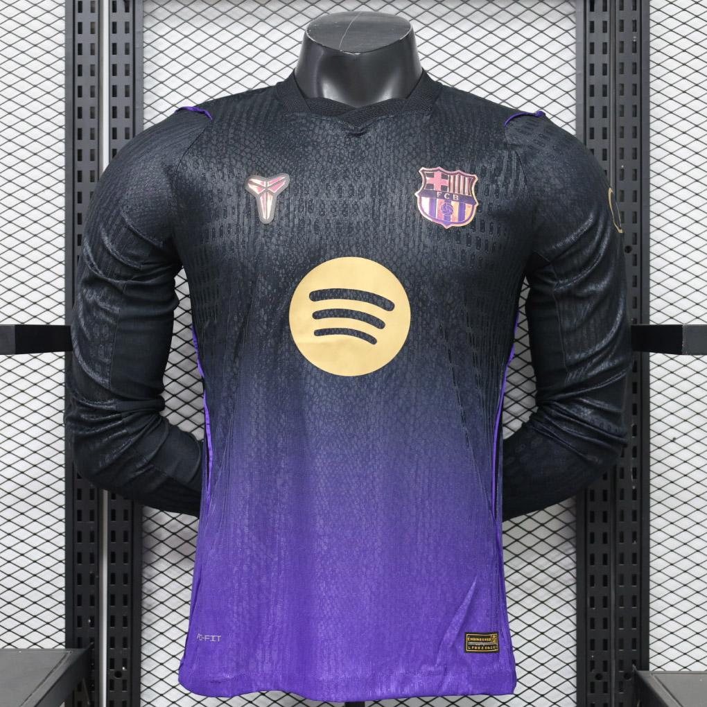 Camisa Barcelona Away Versão Jogador Manga Longa 2026/27 Nike