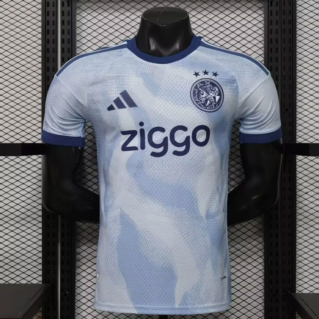 Camisa Ajax Away Versão Jogador 2026/27 Azul Adidas