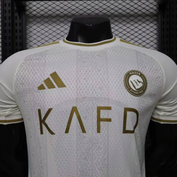 Camisa Al Nassr Third Versão Jogador Cristiano Ronaldo 7 CR7 26/2027 Adidas - Imagem 2