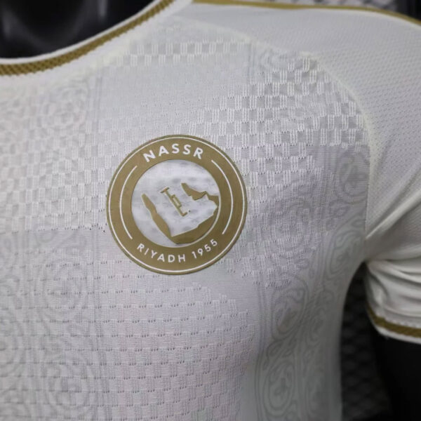 Camisa Al Nassr Third Versão Jogador Cristiano Ronaldo 7 CR7 26/2027 Adidas - Imagem 4