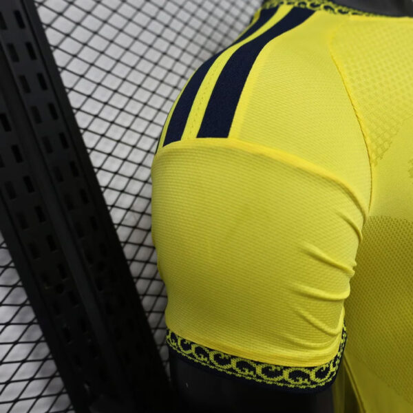 Camisa Al Nassr Home Versão Jogador Cristiano Ronaldo 7 CR7 26/2027 Adidas - Imagem 4