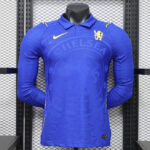 Camisa Chelsea Home Versão Jogador Manga Longa 2026/27 Azul Nike