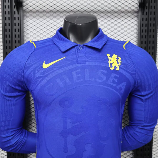 Camisa Chelsea Home Versão Jogador Manga Longa 2026/27 Azul Nike - Imagem 2