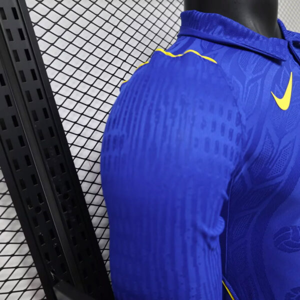Camisa Chelsea Home Versão Jogador Manga Longa 2026/27 Azul Nike - Imagem 5