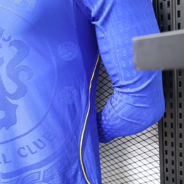 Camisa Chelsea Home Versão Jogador Manga Longa 2026/27 Azul Nike - Imagem 7