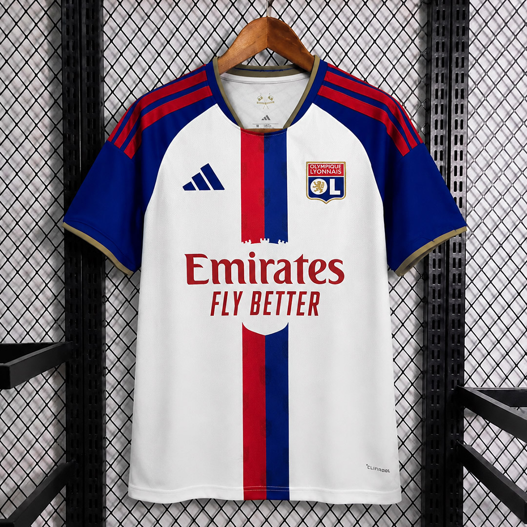 26_27-Lyon-Home-Soccer-Jersey-0 Camisa Lyon Home Versão Torcedor 2026/27 Adidas - Imagem 1