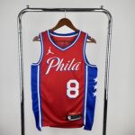 Camiseta Regata NBA Philadelphia 76ers - LeBron James 23 - Statement Vermelha 2026/27 Jordan - Imagem 3