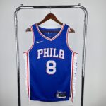 Camiseta Regata NBA Philadelphia 76ers - LeBron James 23 - Icon Azul 2026/27 Nike - Imagem 2