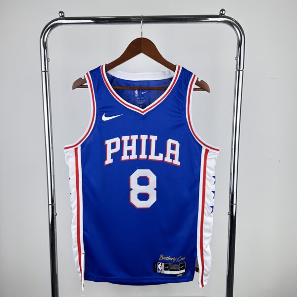 Camiseta Regata NBA Philadelphia 76ers - LeBron James 23 - Icon Azul 2026/27 Nike - Imagem 2
