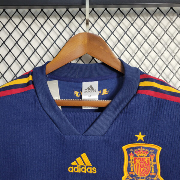 Camisa Retrô Clássica Seleção Espanha Away 2010 Adidas - Imagem 3