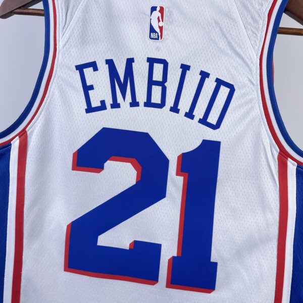Camiseta Regata NBA Philadelphia 76ers - LeBron James 23 - Association Branca 2026/27 Nike - Imagem 8