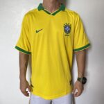 Camisa Retrô Clássica Seleção Brasileira Brasil Home 1997 Nike