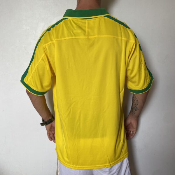 Camisa Retrô Clássica Seleção Brasileira Brasil Home 1997 Nike - Imagem 2