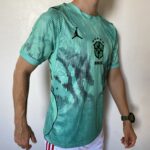 Camisa Brasil Seleção Brasileira Goleiro Torcedor Copa do Mundo 2026 Verde Jordan - Imagem 5